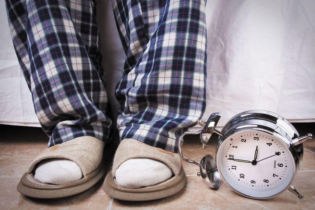 Insomnie avec prostatite congestive